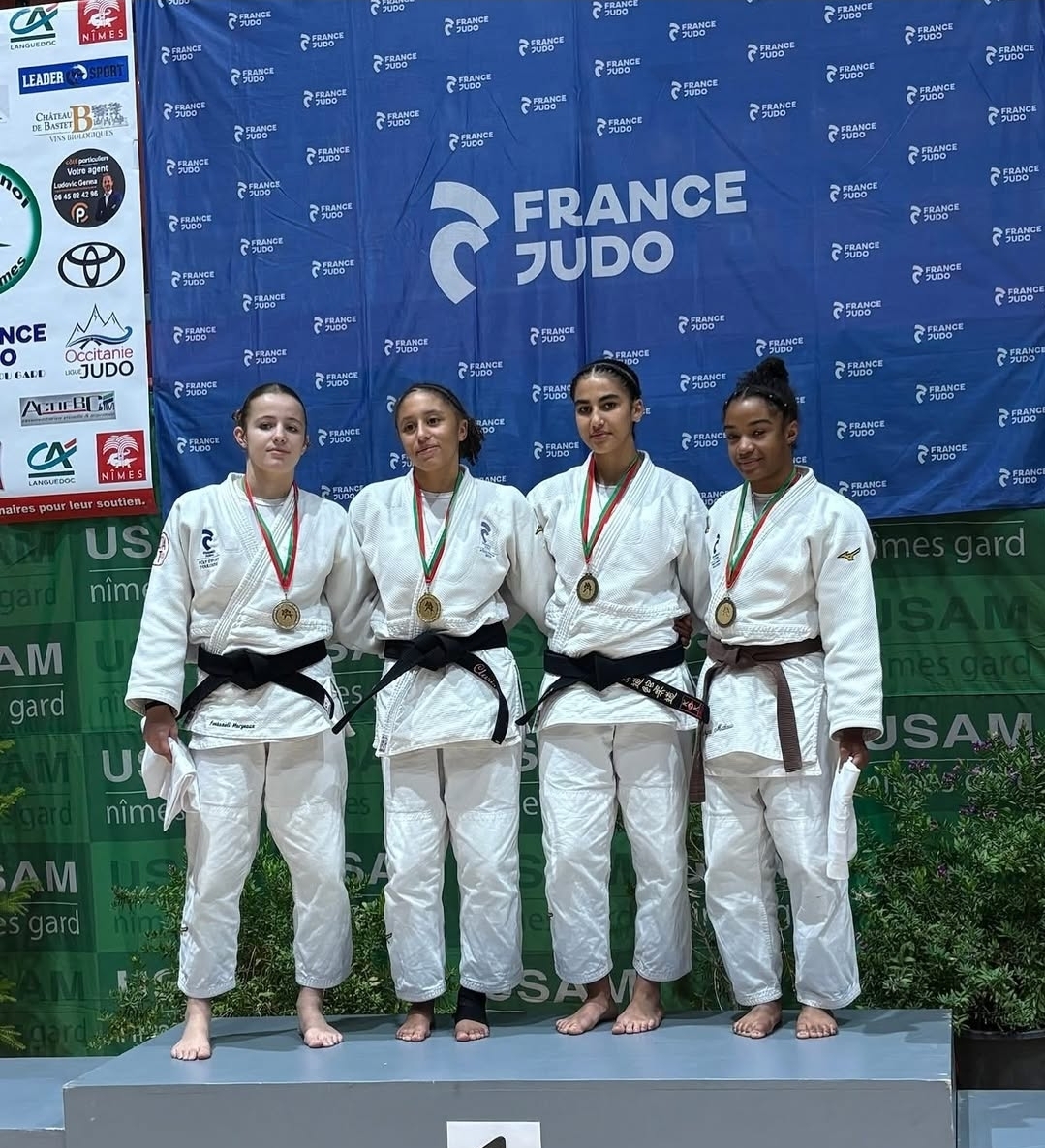 Podium France Judo